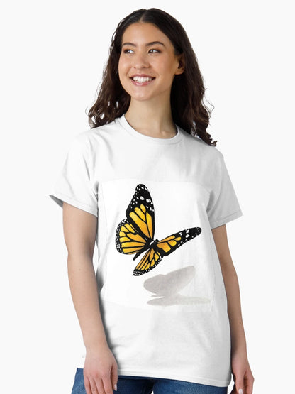 3D Butterfly - colored pencil drawing