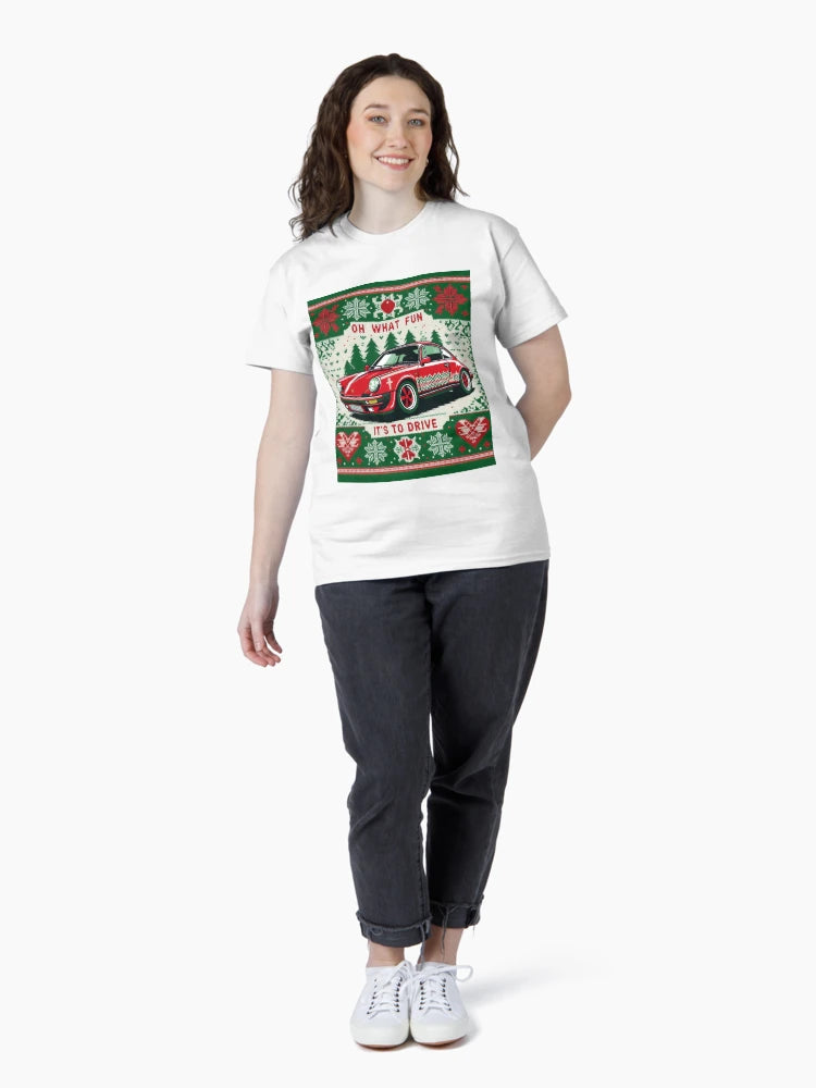 Exclusive Festive Holiday Sweater - Premium Car Design | Perfect Christmas Gift