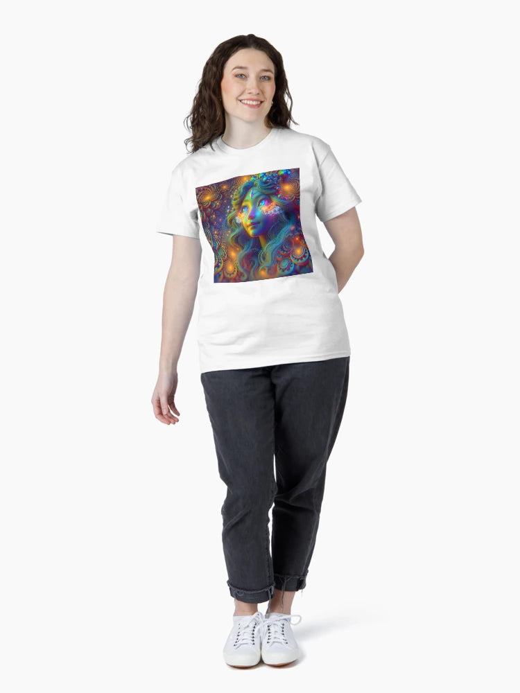 A.I. Psychedelic Fractal Anime Girl 8K 0022 FunFractals ChromaDepth 3D