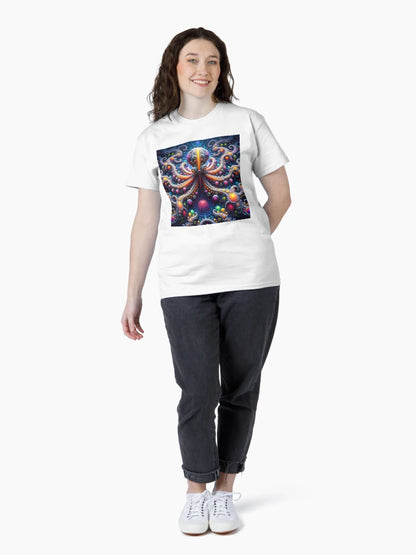 A.I. Psychedelic Fractal Octopus 0001 FunFractals ChromaDepth 3D