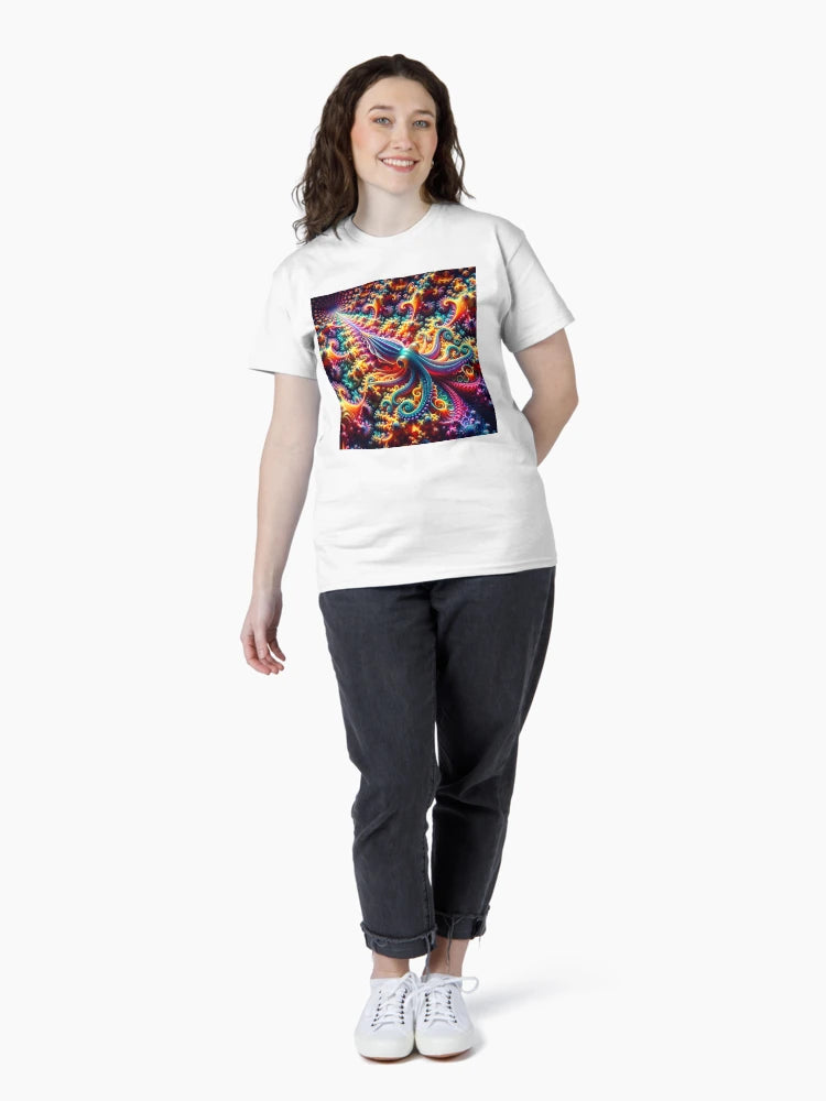 A.I. Psychedelic Fractal Squid 0001 FunFractals ChromaDepth 3D