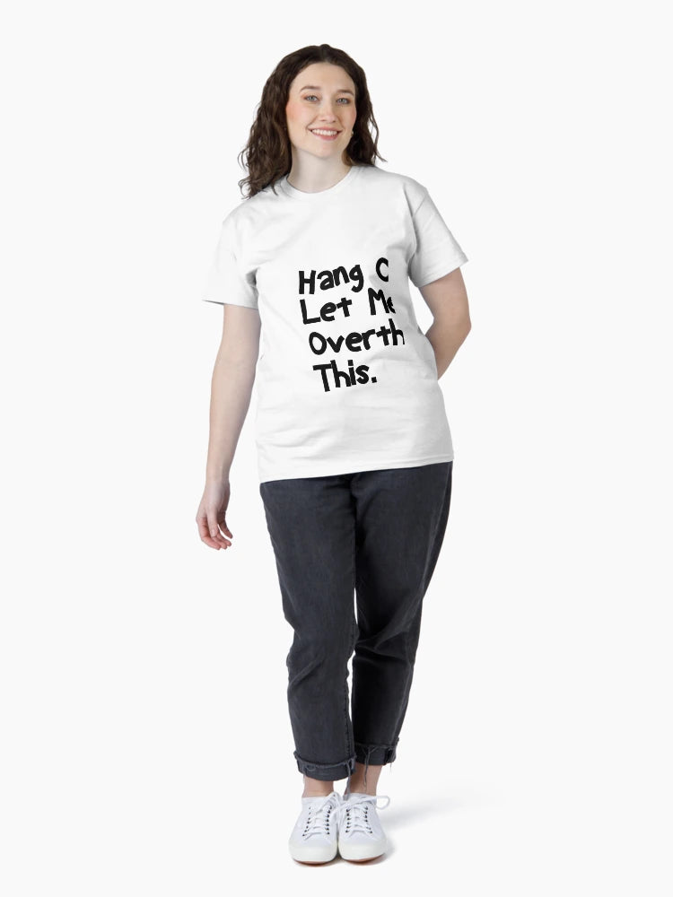 Hang on. Let me overthink this.