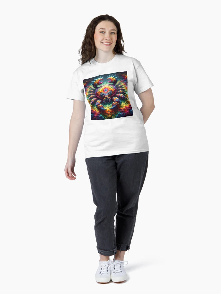 A.I. Psychedelic Fractal Crab 0003 FunFractals ChromaDepth 3D