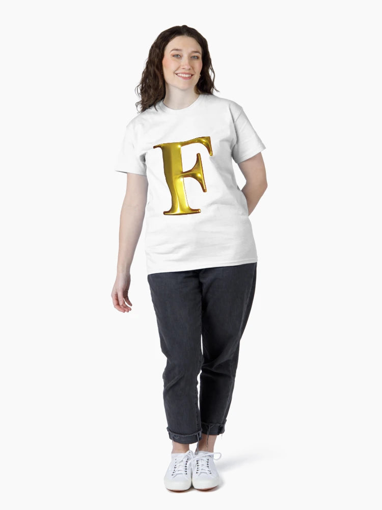 Gold Letter F