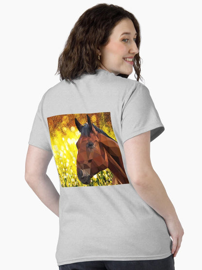 3d Horse Harvest Gold