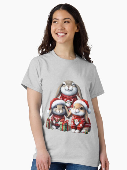 Festive Christmas Bunnies with Gifts