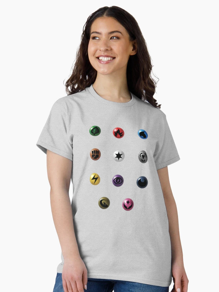 3D Energy Types Sticker Pack