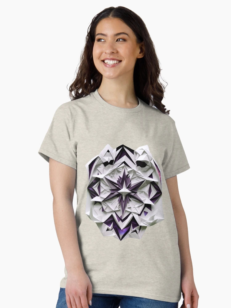 3D purple space patterns