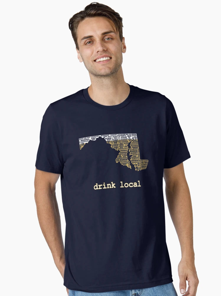 Drink Local-Maryland Beer Shirt