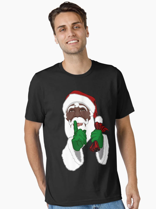 African Santa Christmas Shirts Gifts & Decor