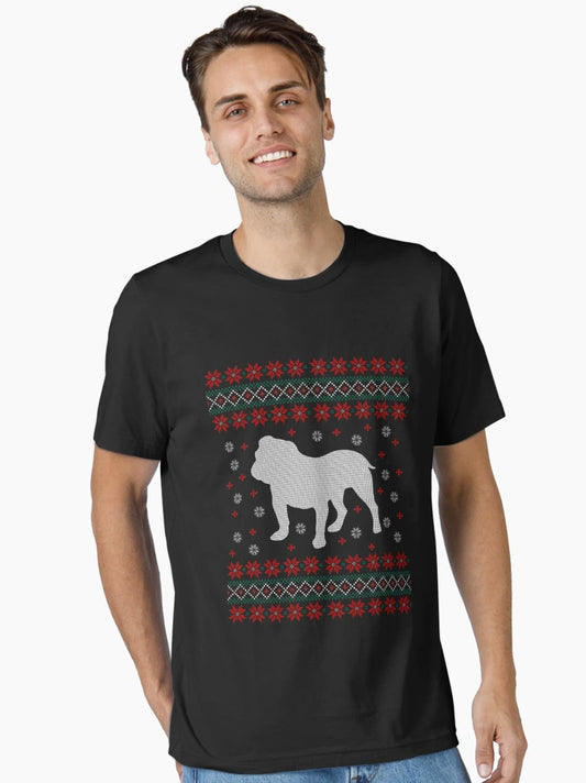 English Bulldog - Ugly Christmas Sweater - Ugly Christmas Sweater - Gift