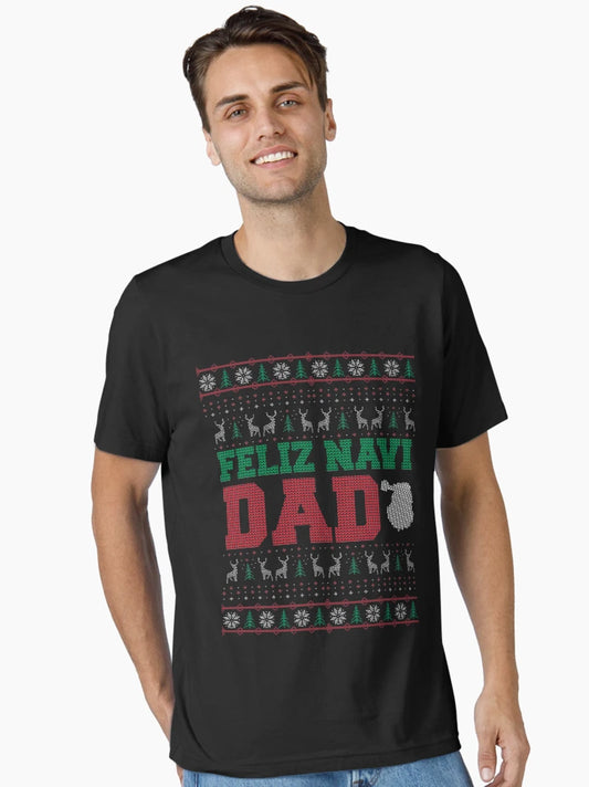 Feliz Navi Dad Ugly Christmas Sweater Design