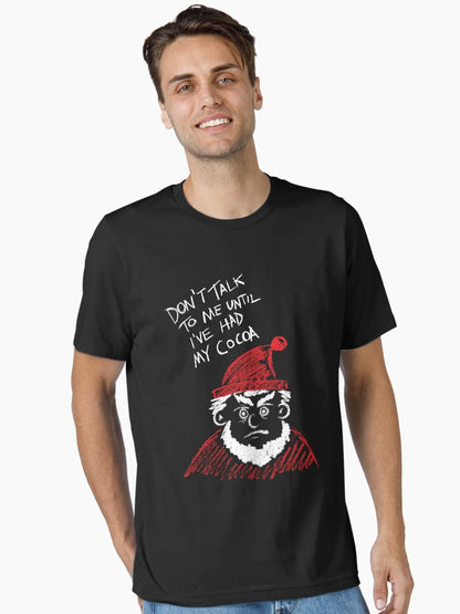 Don’t Talk to Me Until I’ve Had My Cocoa / Christmas Crayon Design by Josh Valentine, 2023