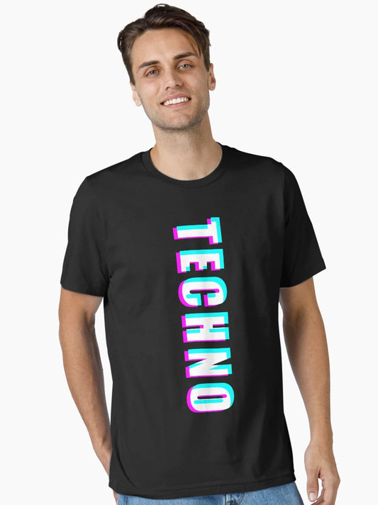 3D Techno Text - Upright