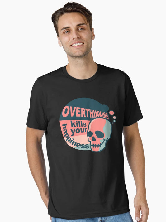 Overthinking kills your happiness Vintage style