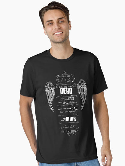 Don't blink. - White