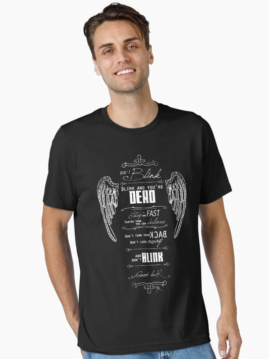 Don't blink. - White