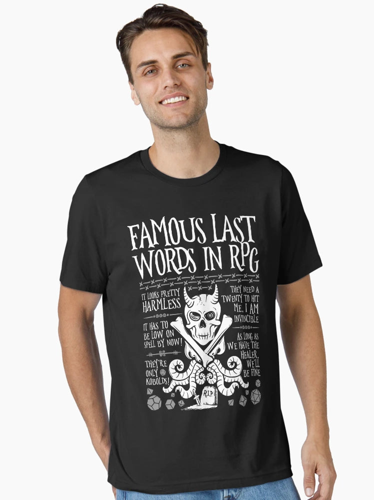 Famous Last Words in RPG (White)