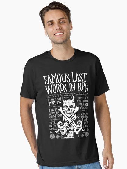 Famous Last Words in RPG (White)