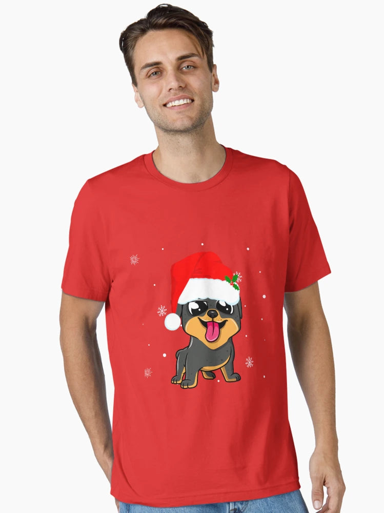 Festive Dog. Festive Doberman.