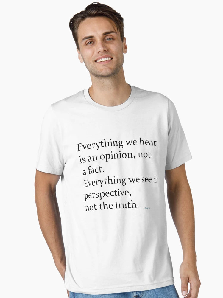 Everything we hear...Marcus Aurelis. Motivational, Inspiring, Positive Quotes. Famous, Popular Quotes. Own it. Wear it. Bohimo