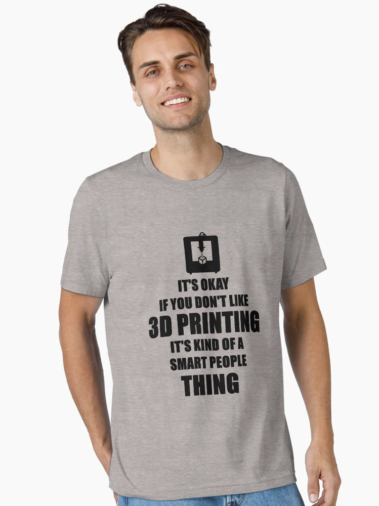 3D printer printing saying hobby gift idea