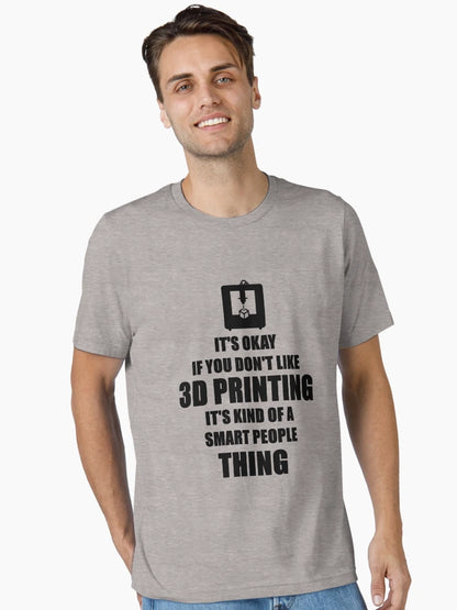 3D printer printing saying hobby gift idea