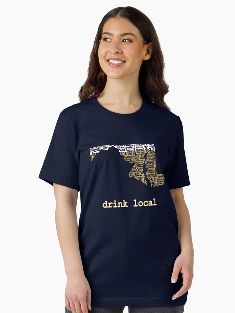 Drink Local-Maryland Beer Shirt