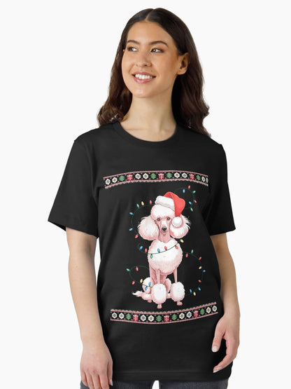 Dog Lover Santa Hat Ugly Standard Poodle Christmas