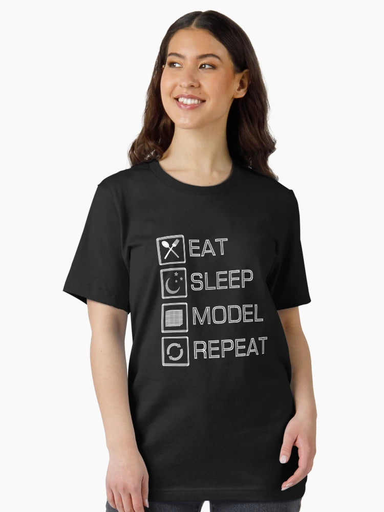 Eat Sleep Model Repeat