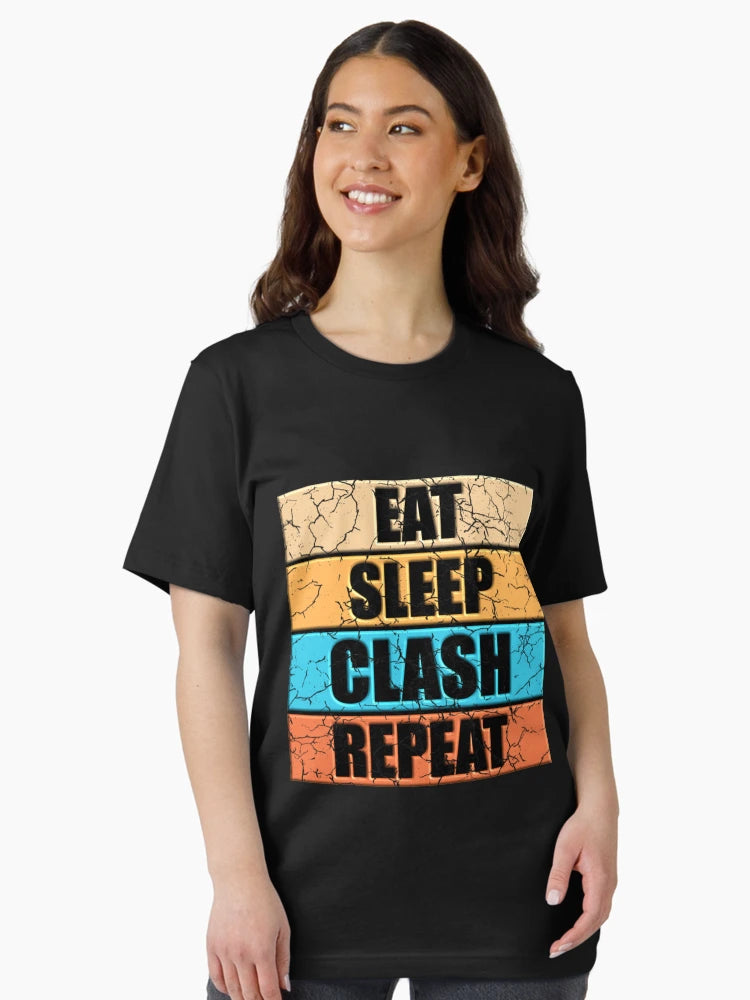 3D DESIGN - EAT SLEEP CLASH REPEAT - Funny