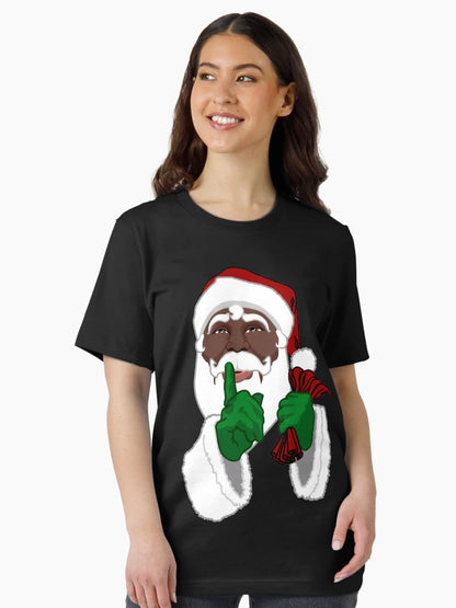 African Santa Christmas Shirts Gifts & Decor