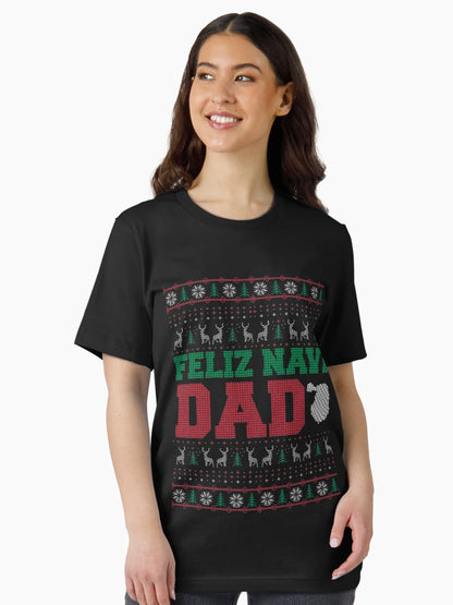 Feliz Navi Dad Ugly Christmas Sweater Design