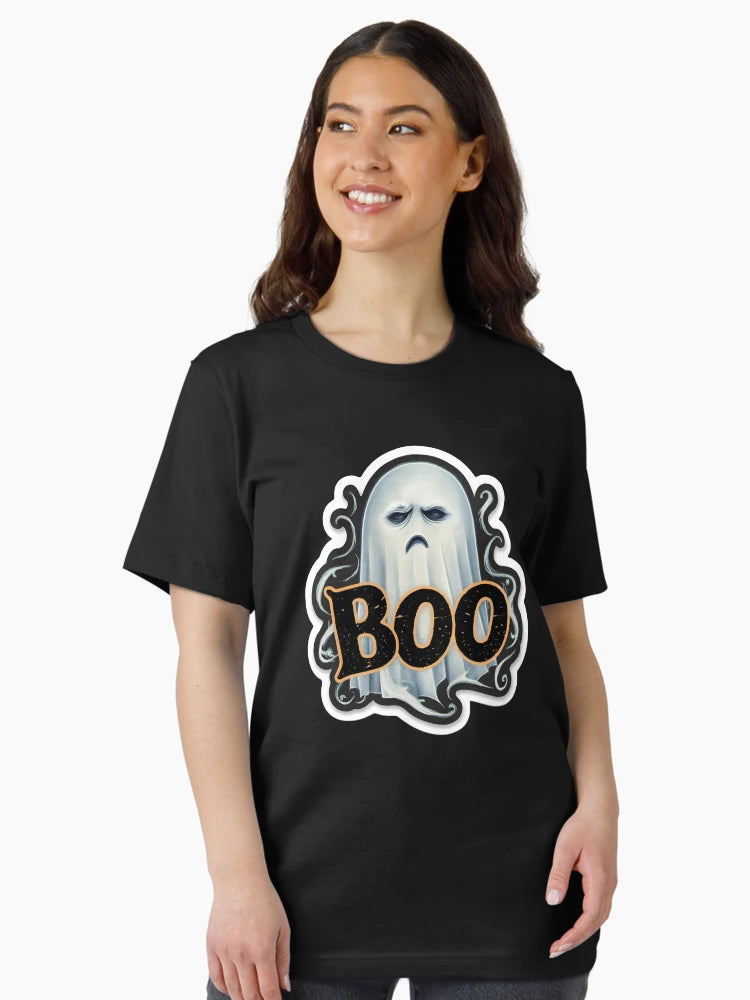 Ethereal Elegance: The Mildly Disapproving Ghost - T-shirt