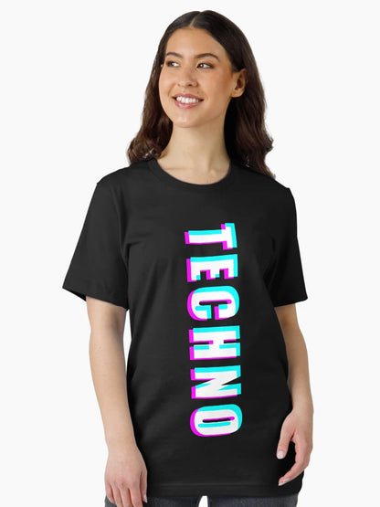 3D Techno Text - Upright