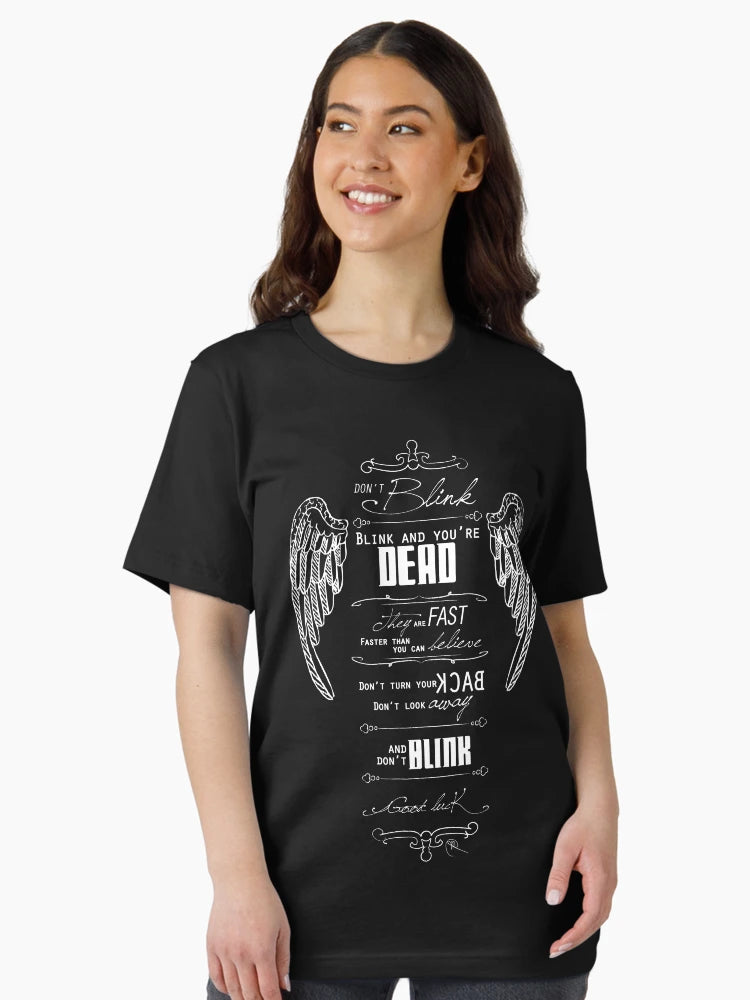 Don't blink. - White