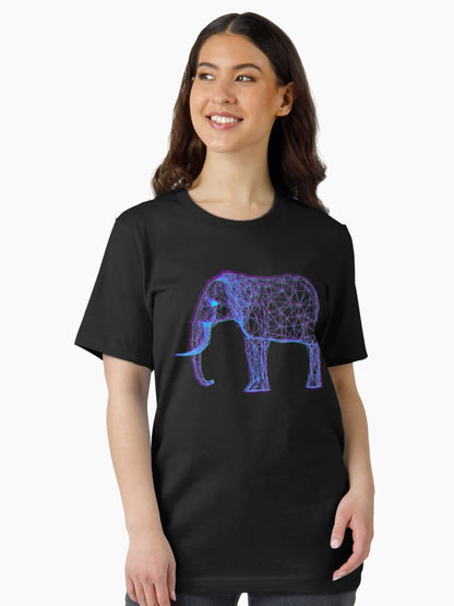 3D Elephant - Anaglyph Stereoscopic Effect