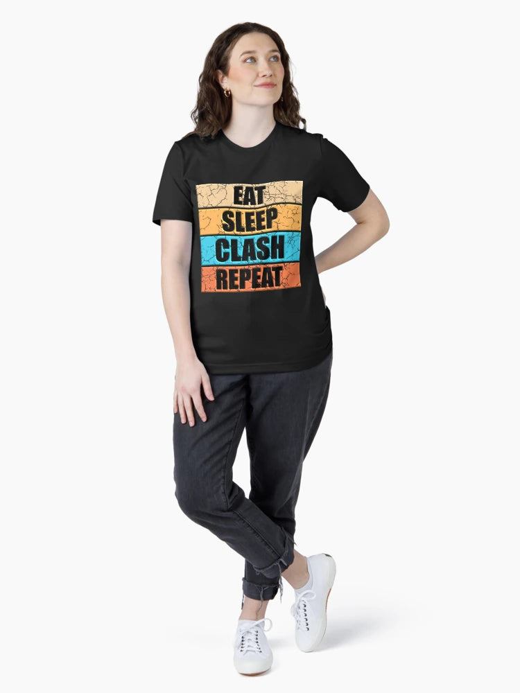3D DESIGN - EAT SLEEP CLASH REPEAT - Funny