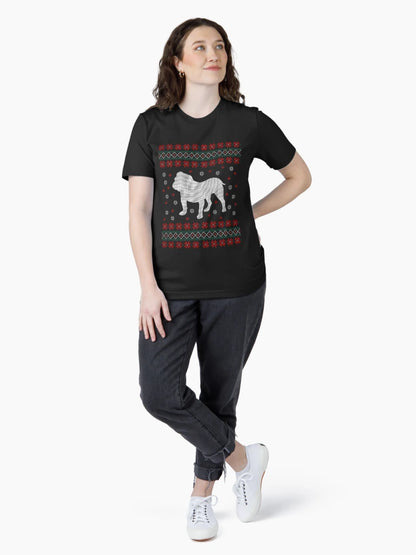 English Bulldog - Ugly Christmas Sweater - Ugly Christmas Sweater - Gift