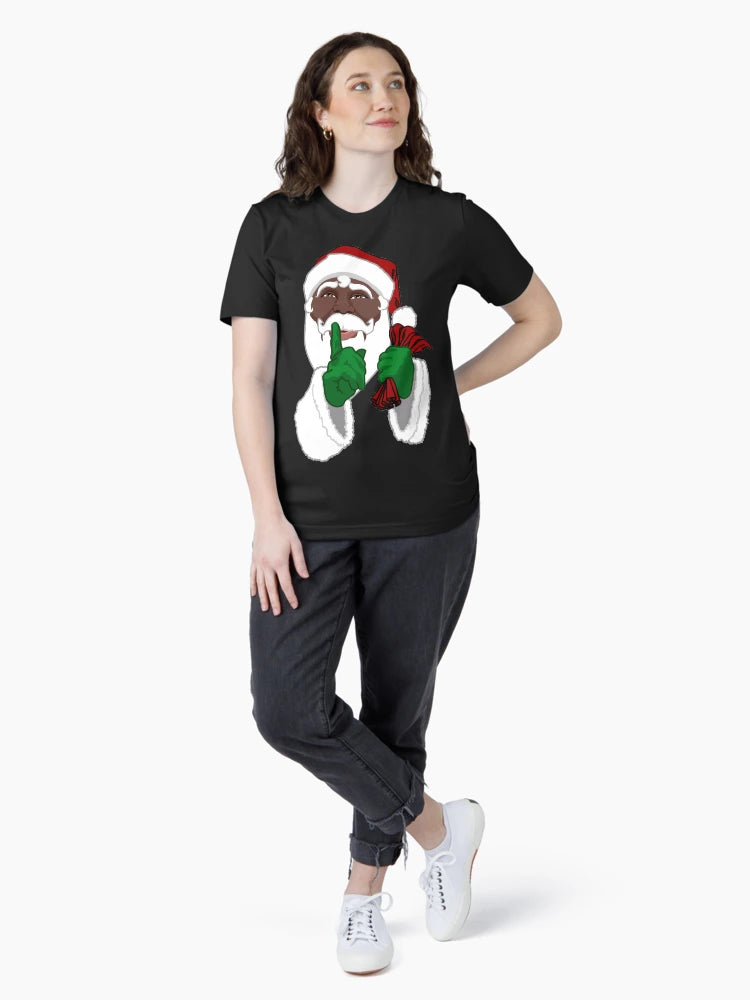 African Santa Christmas Shirts Gifts & Decor