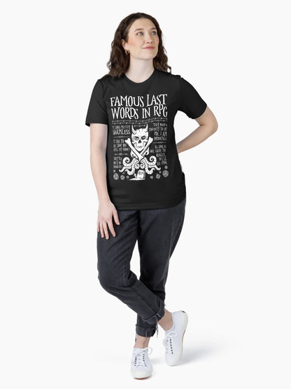 Famous Last Words in RPG (White)