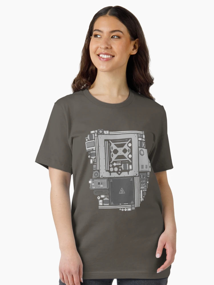 3D Printer Components Engineering T Shirt