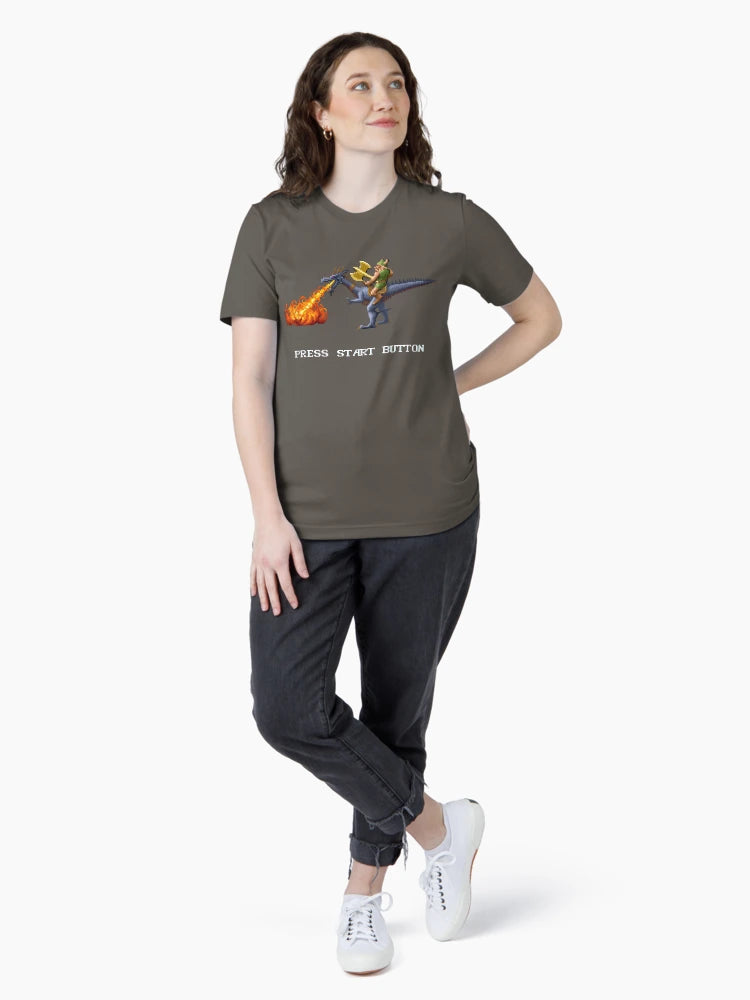 Golden Axe Pixel Style- Retro DOS game fan shirt #2