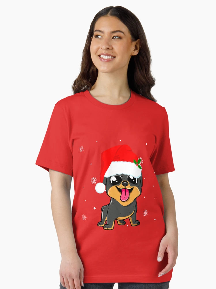 Festive Dog. Festive Doberman.