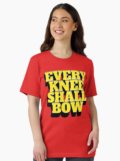 Every knee shall bow, BOLD 3d  BIBLE VERSE Philippians 2:10