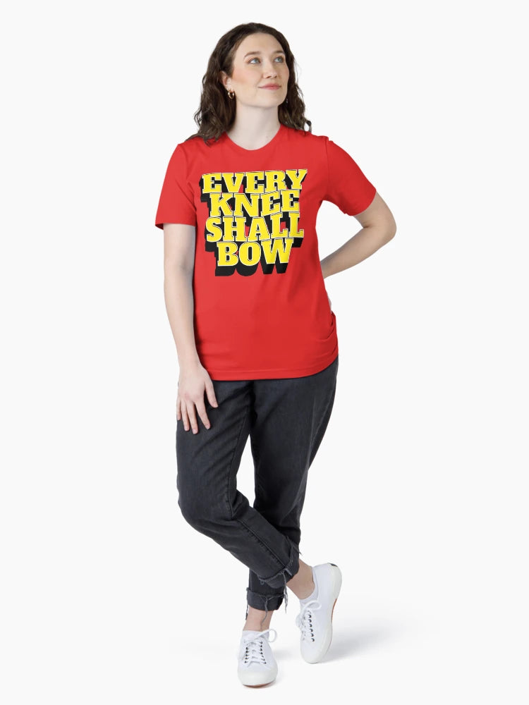 Every knee shall bow, BOLD 3d  BIBLE VERSE Philippians 2:10