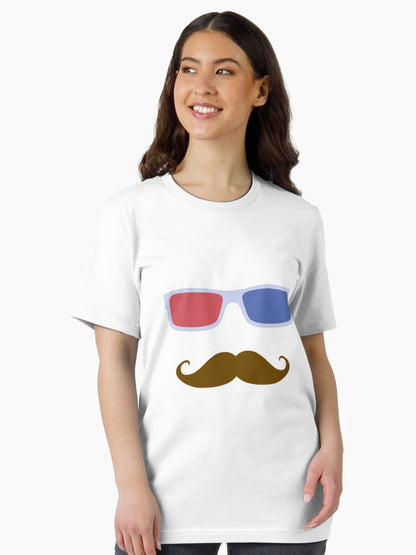 3D Glasses + Moustache