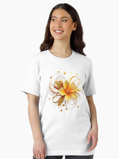 3D orange and yellow flower