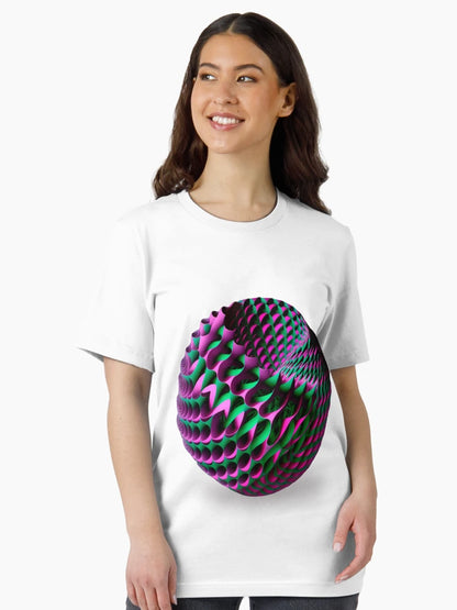 3D Art Optical Illusion Vibrant Colors