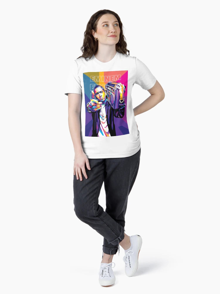 Eminem in WPAP Style Colorful